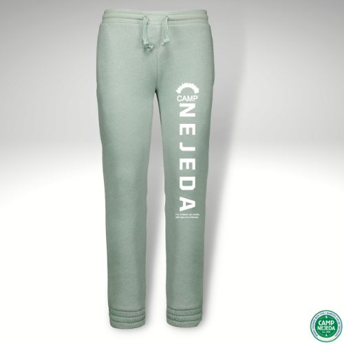 Sweatpants - Angel Fleece - Light Green/Gray - Adult – Camp Nejeda Store