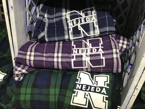 N Plaid Pajama Pants